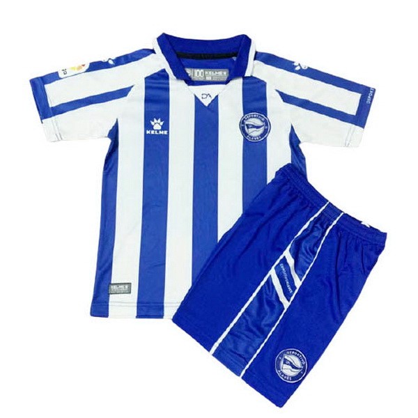 Camiseta Deportivo Alavés Primera Equipación Niños 2020-2021 Azul